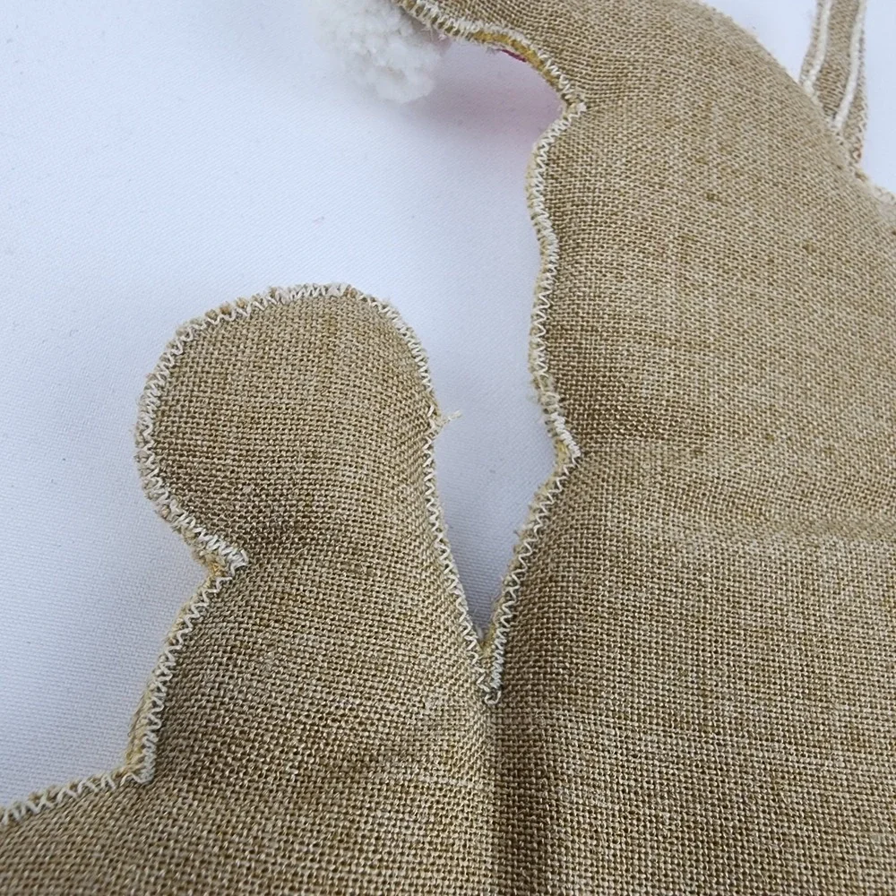 Vintage‎ Franco Ramie Linen Sleigh Tree Pot Holders Set of 2 Hanging